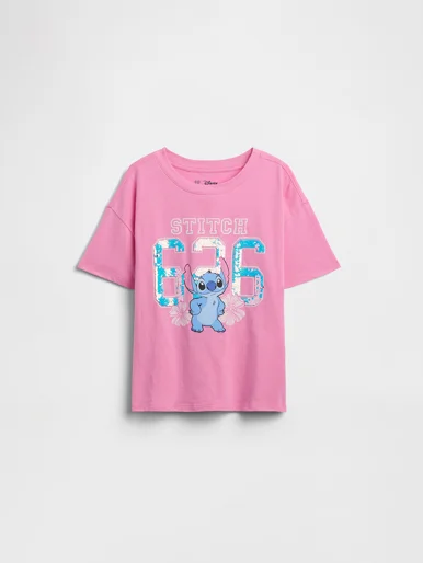 GAP Áo Thun Tay Ngắn Bé Gái - Oversized