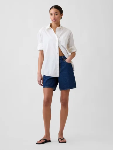 GAP Quần Short Denim Nữ
