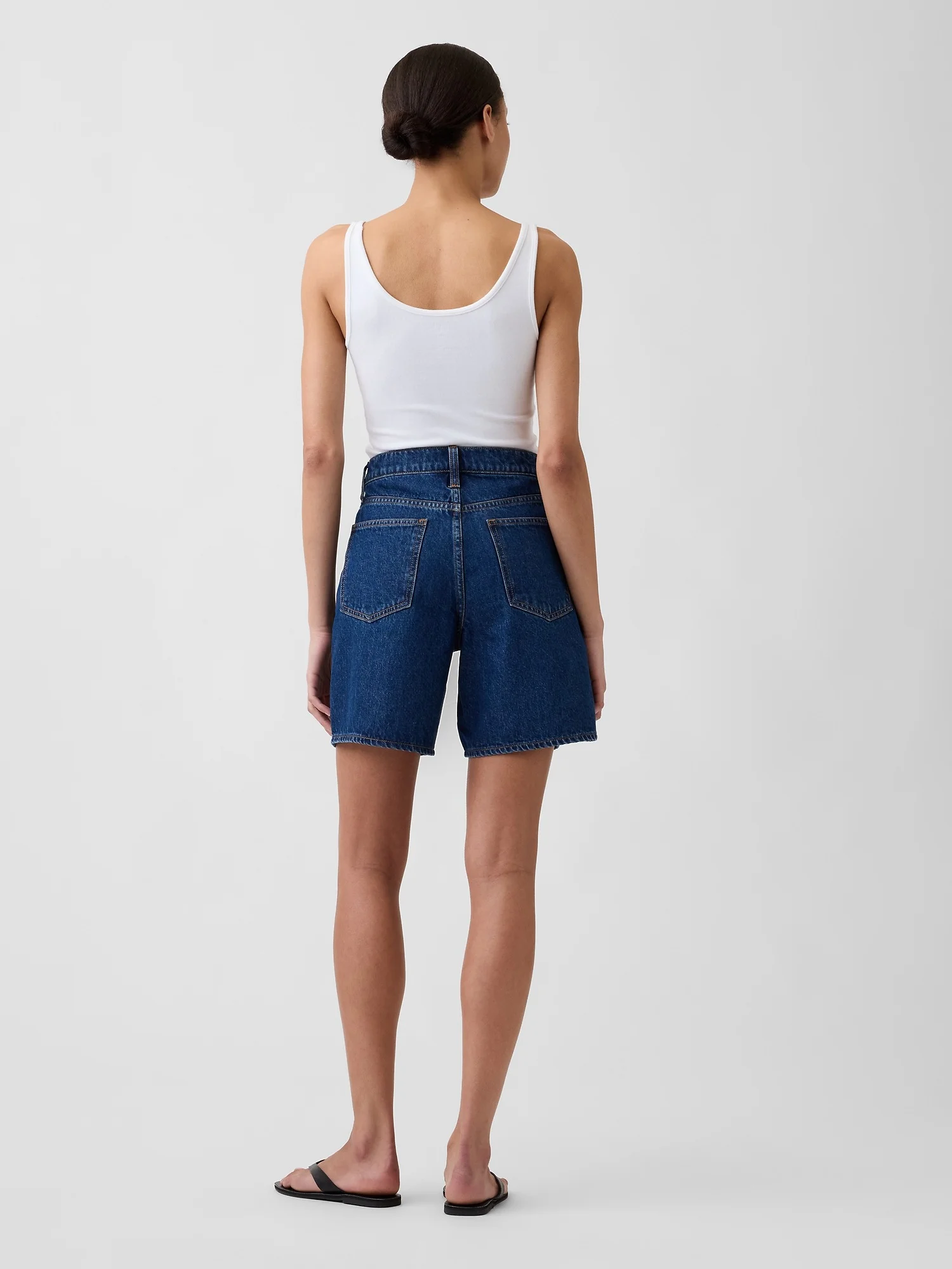 GAP Quần Short Denim Nữ
