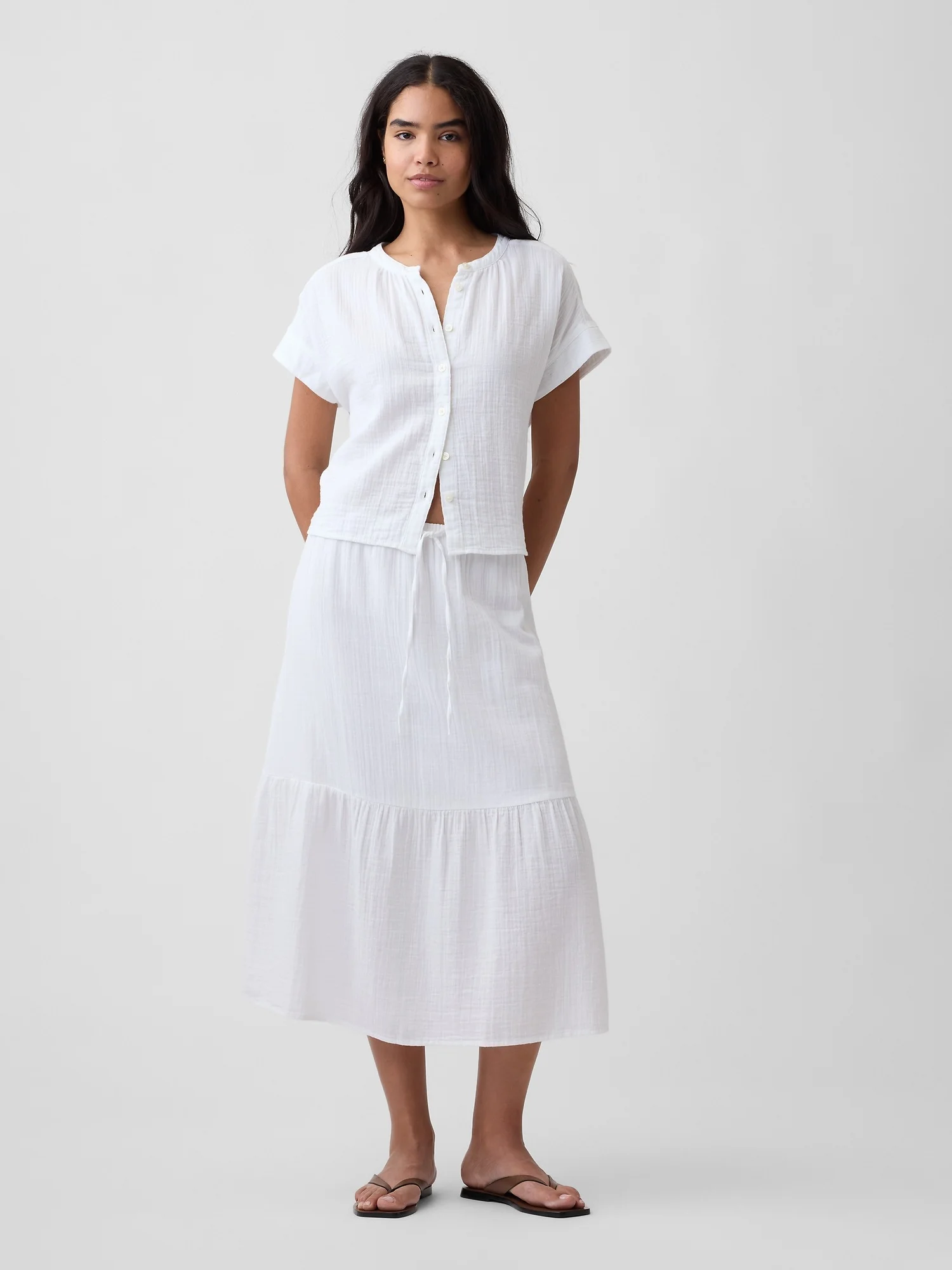 GAP Chân Váy Thun Nữ