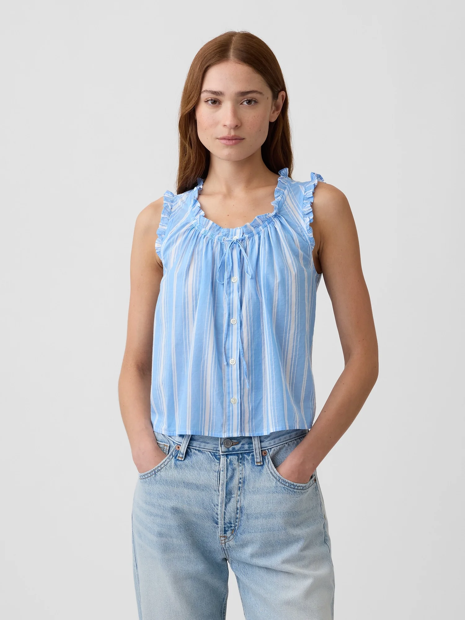 GAP Áo Kiểu Nữ - Relaxed