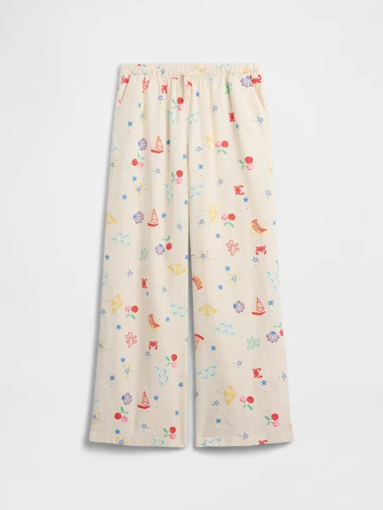 GAP Quần Dài Bé Gái - Wide Leg