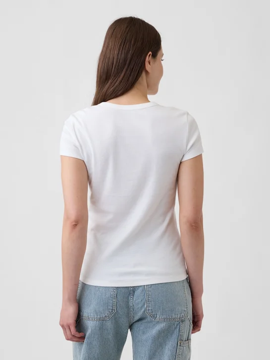 GAP Áo Thun Tay Ngắn Nữ
