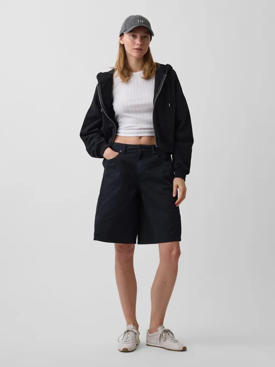 GAP Quần Short Vải Nữ