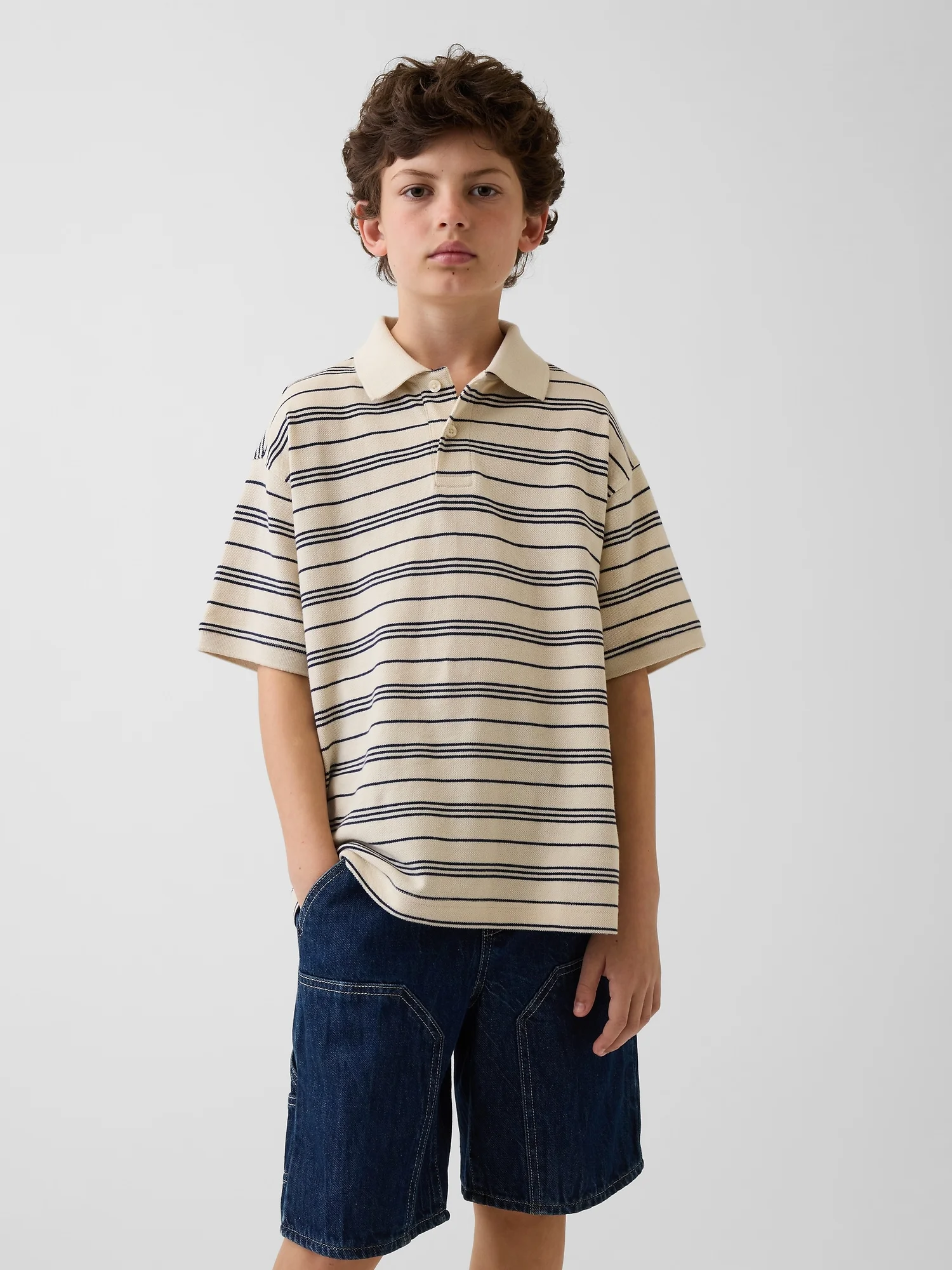 GAP Áo Polo Bé Trai - Relaxed