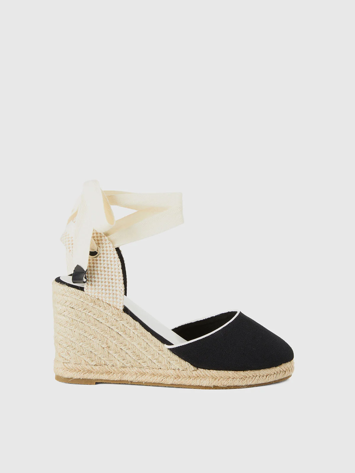 UNITED COLORS OF BENETTON Giày Xăng Đan Nữ Wedges In Wrapped Rope