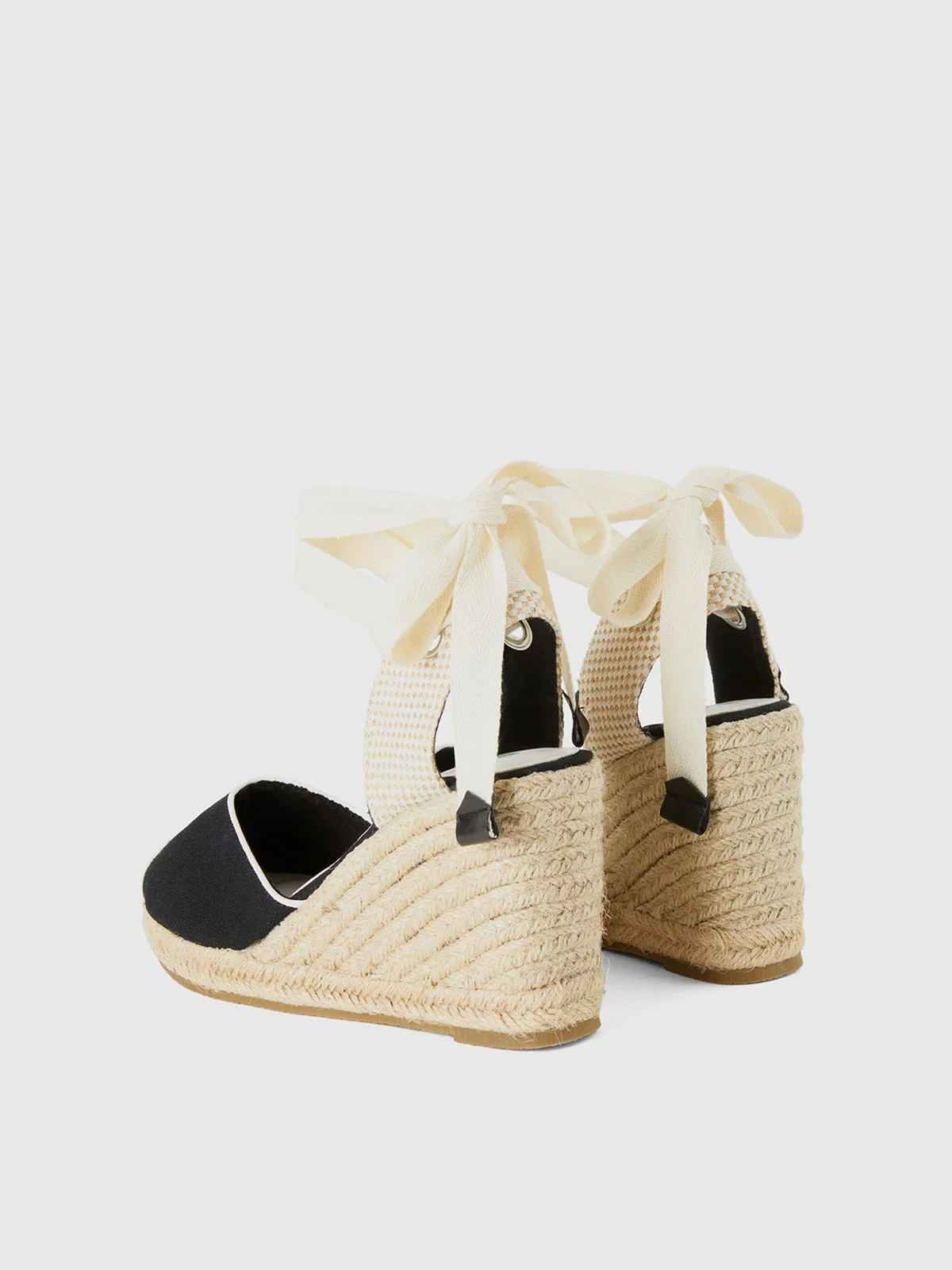 UNITED COLORS OF BENETTON Giày Xăng Đan Nữ Wedges In Wrapped Rope