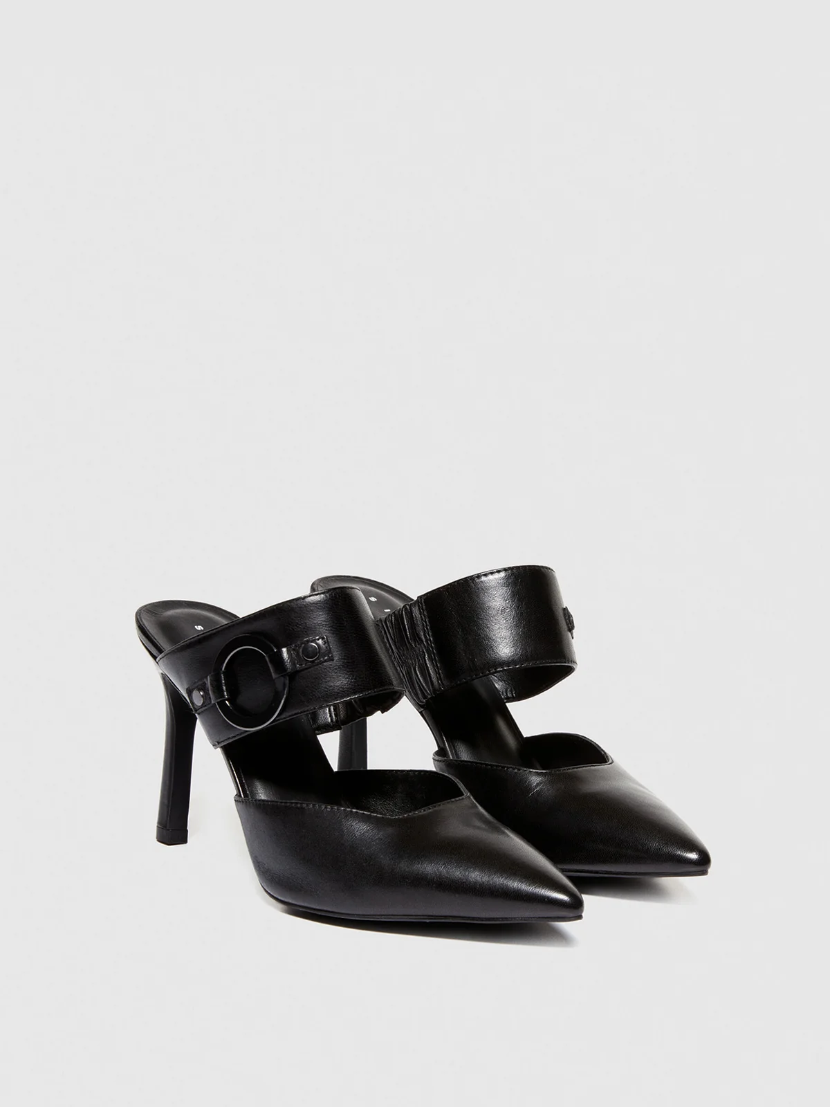 SISLEY Giày Cao Gót Nữ Sandals With Metal Ring