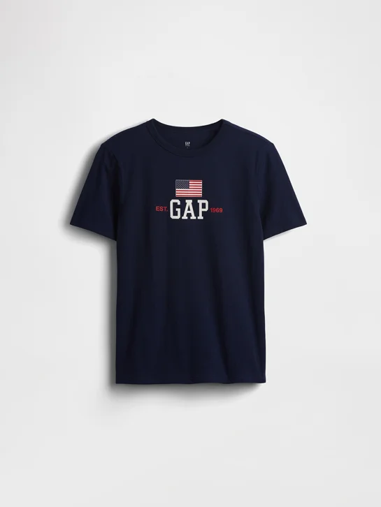 GAP Áo Thun Tay Ngắn Bé Trai