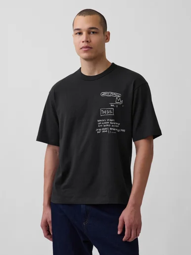 GAP Áo Thun Tay Ngắn Nam - Oversized