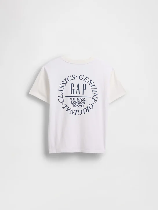 GAP Áo Thun Tay Ngắn Bé Trai - Relaxed
