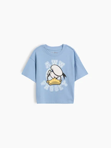 GAP Áo Thun Tay Ngắn Em Bé Trai Toddler - Oversized