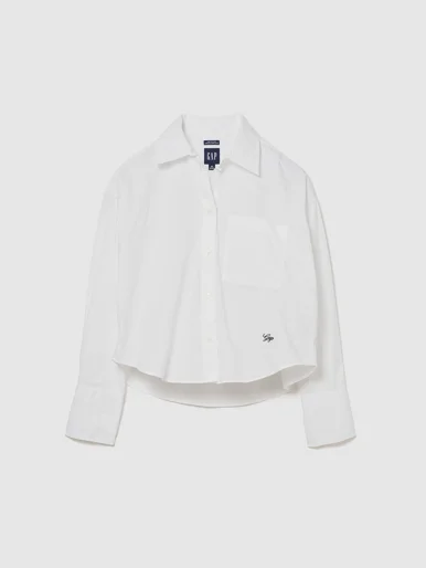 GAP Áo Sơ Mi Tay Dài Nữ - Oversized