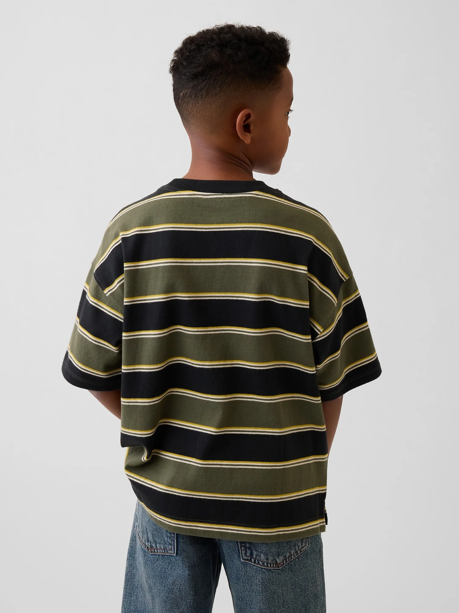 GAP Áo Thun Tay Ngắn Bé Trai - Oversized