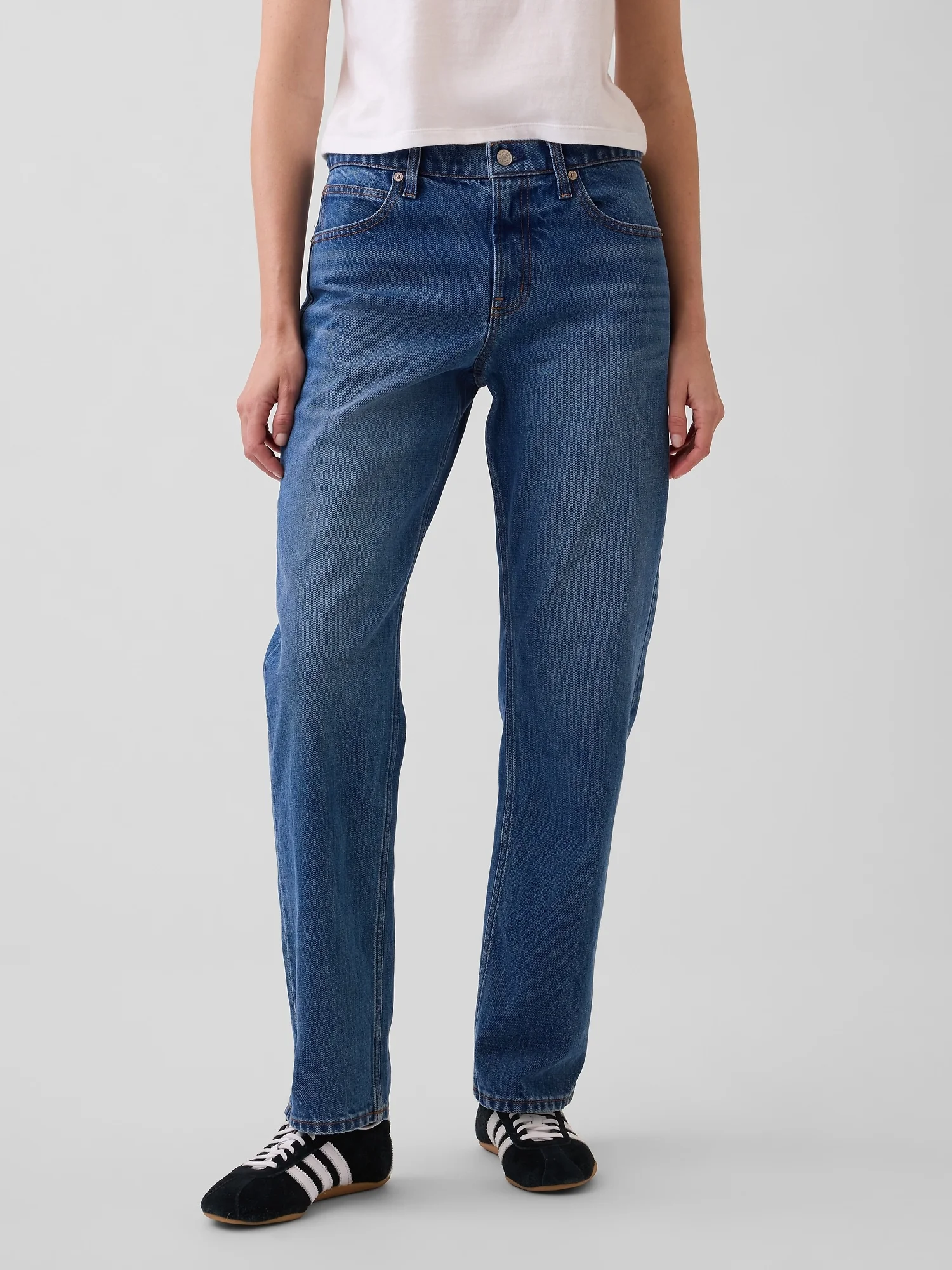 GAP Quần Jeans Nữ - Straight Taper