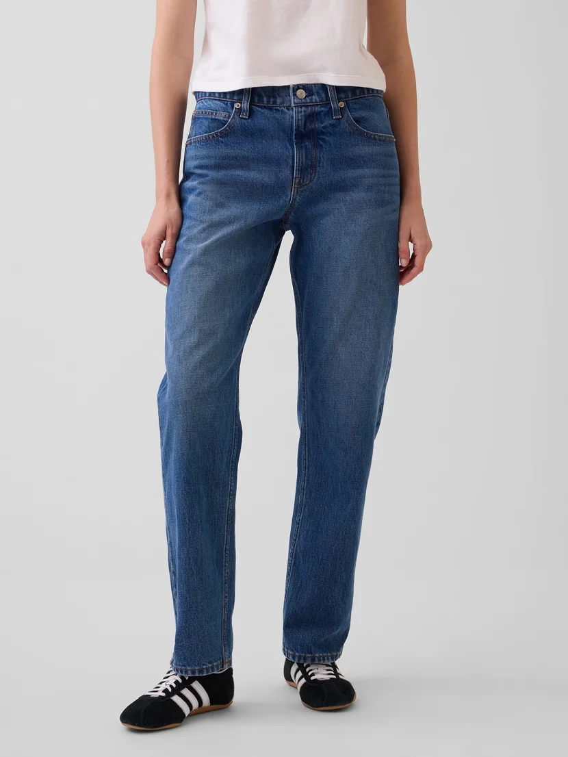 GAP Quần Jeans Nữ - Straight Taper