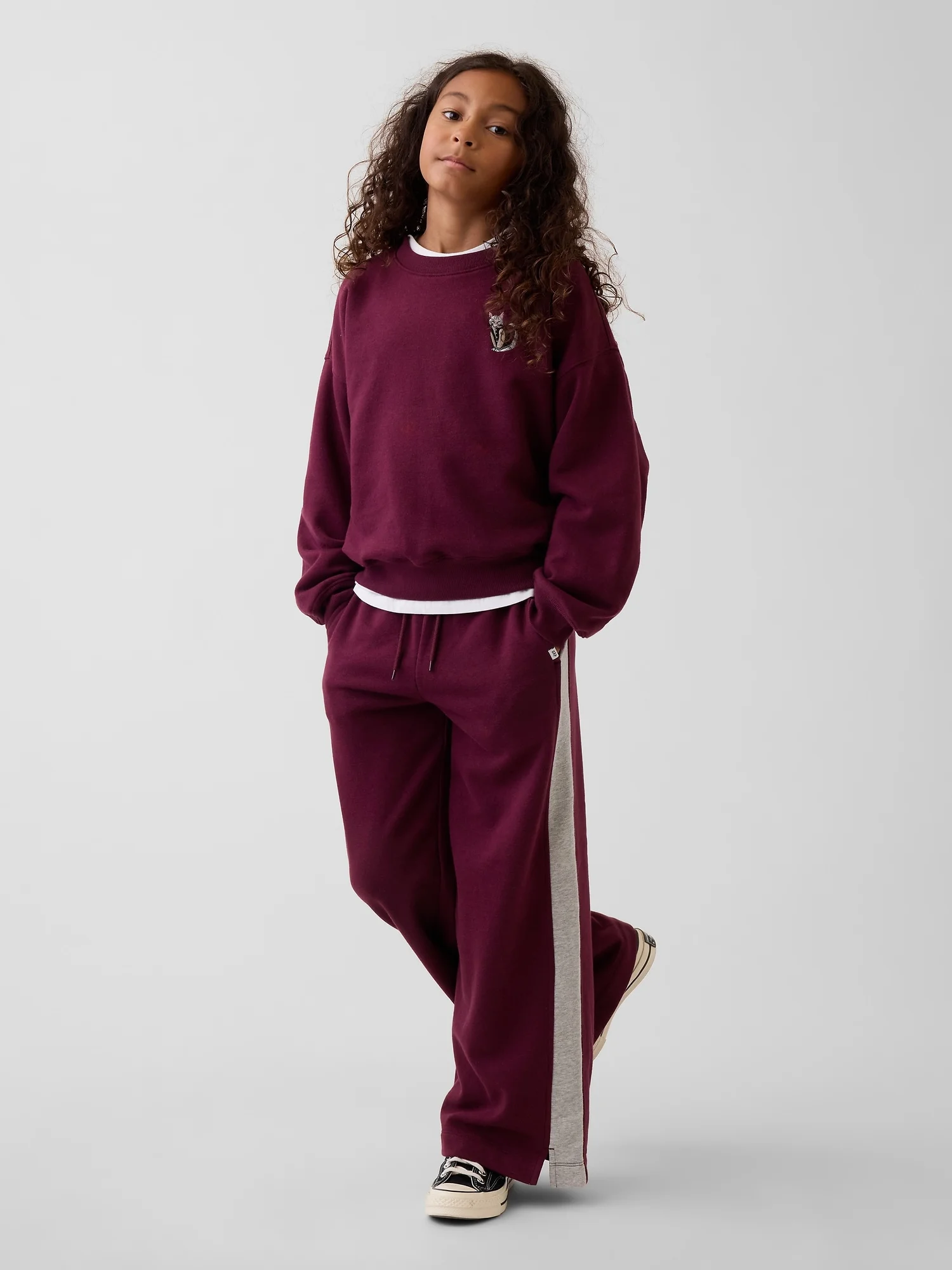 GAP Quần Dài Bé Gái - Logo - Baggy