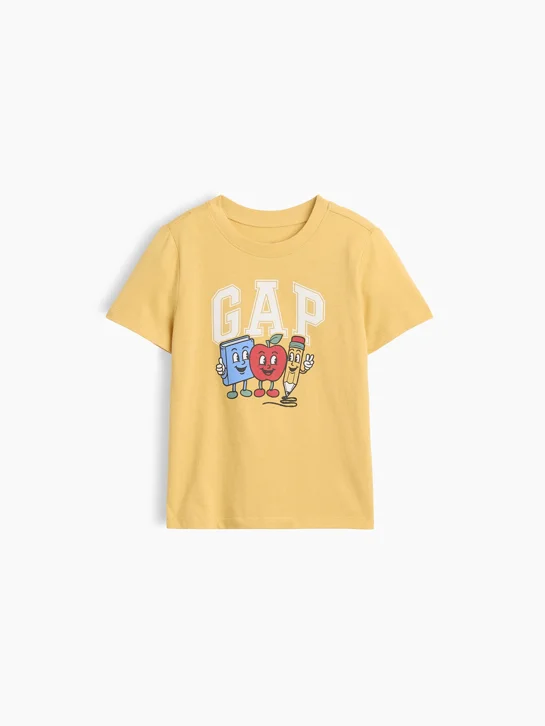 GAP Áo Thun Tay Ngắn Em Bé Trai Toddler - Logo