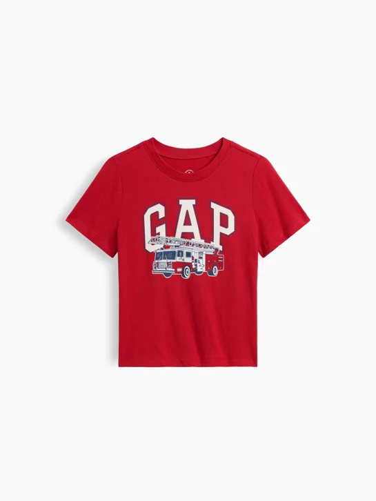 GAP Áo Thun Tay Ngắn Em Bé Trai Toddler - Logo