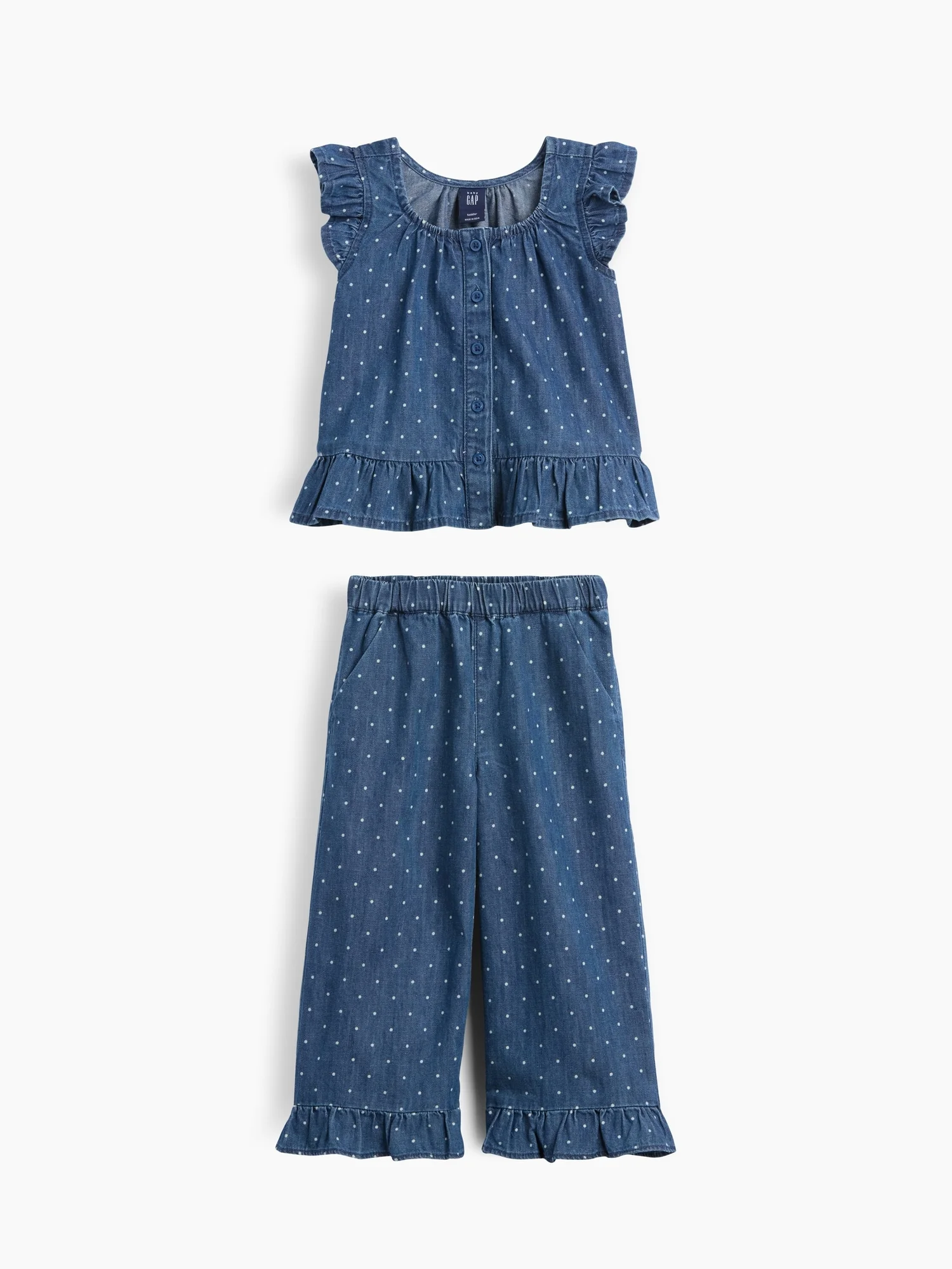 GAP Bộ Áo Quần Em Bé Gái Toddler