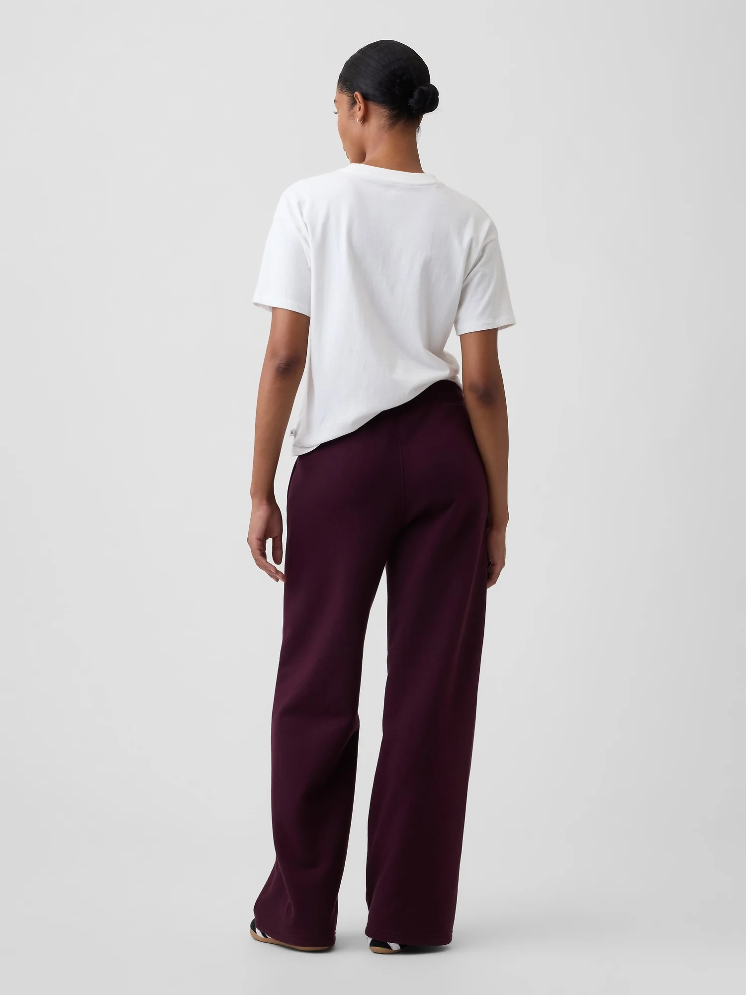 GAP Quần Dài Nữ - Logo - Relaxed