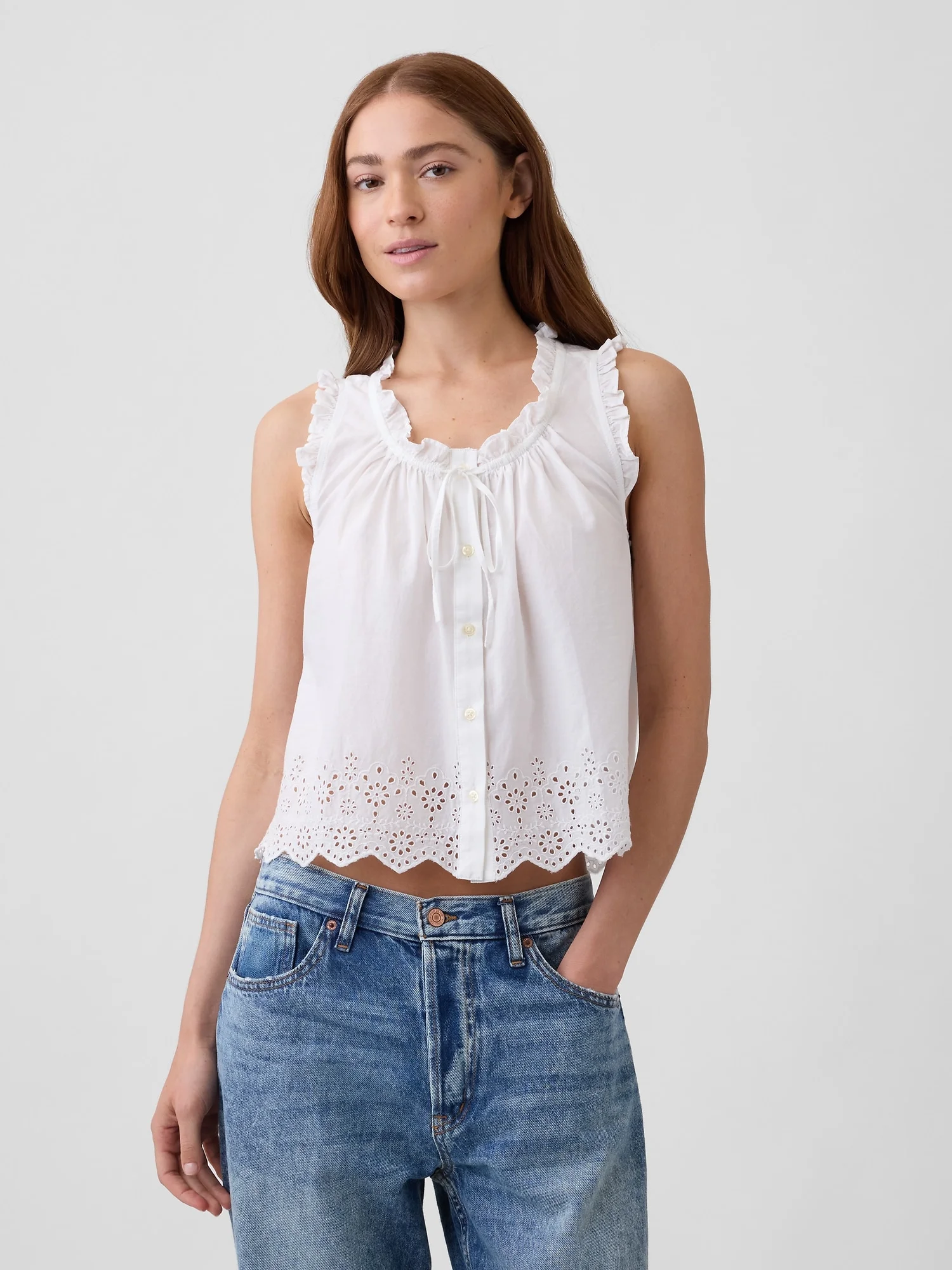 GAP Áo Kiểu Nữ - Relaxed