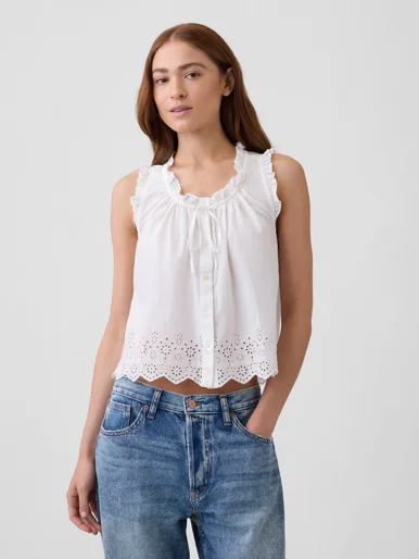GAP Áo Kiểu Nữ - Relaxed