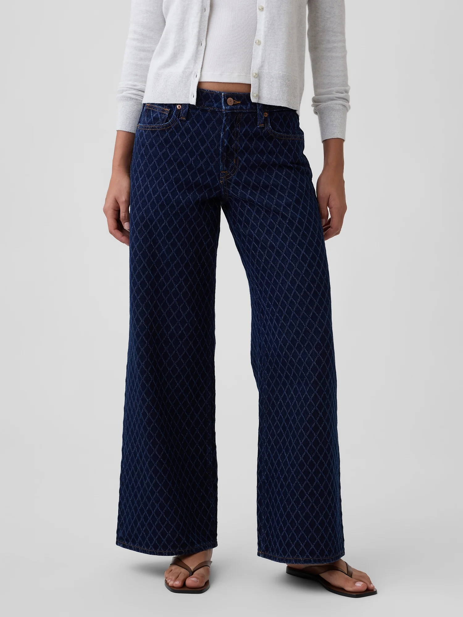 GAP Quần Jeans Nữ - Wide Leg