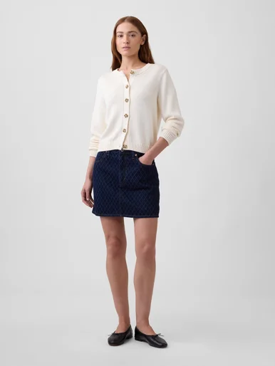 GAP Chân Váy Denim Nữ