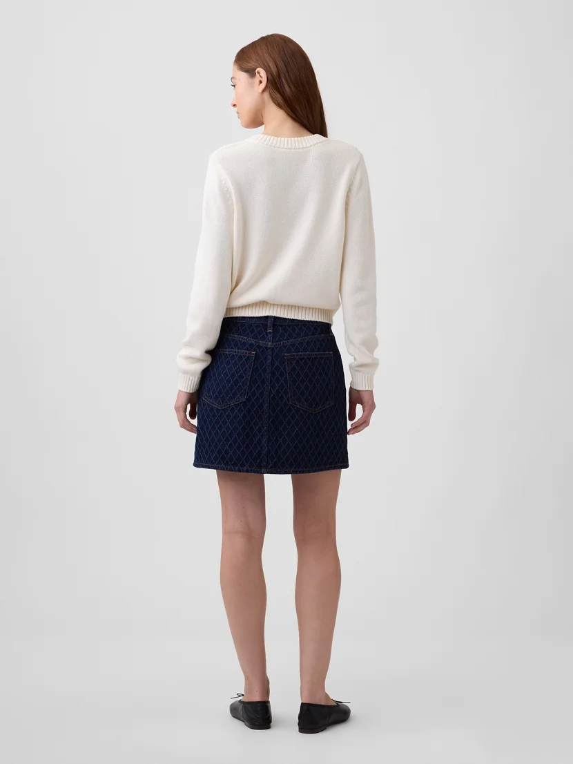 GAP Chân Váy Denim Nữ