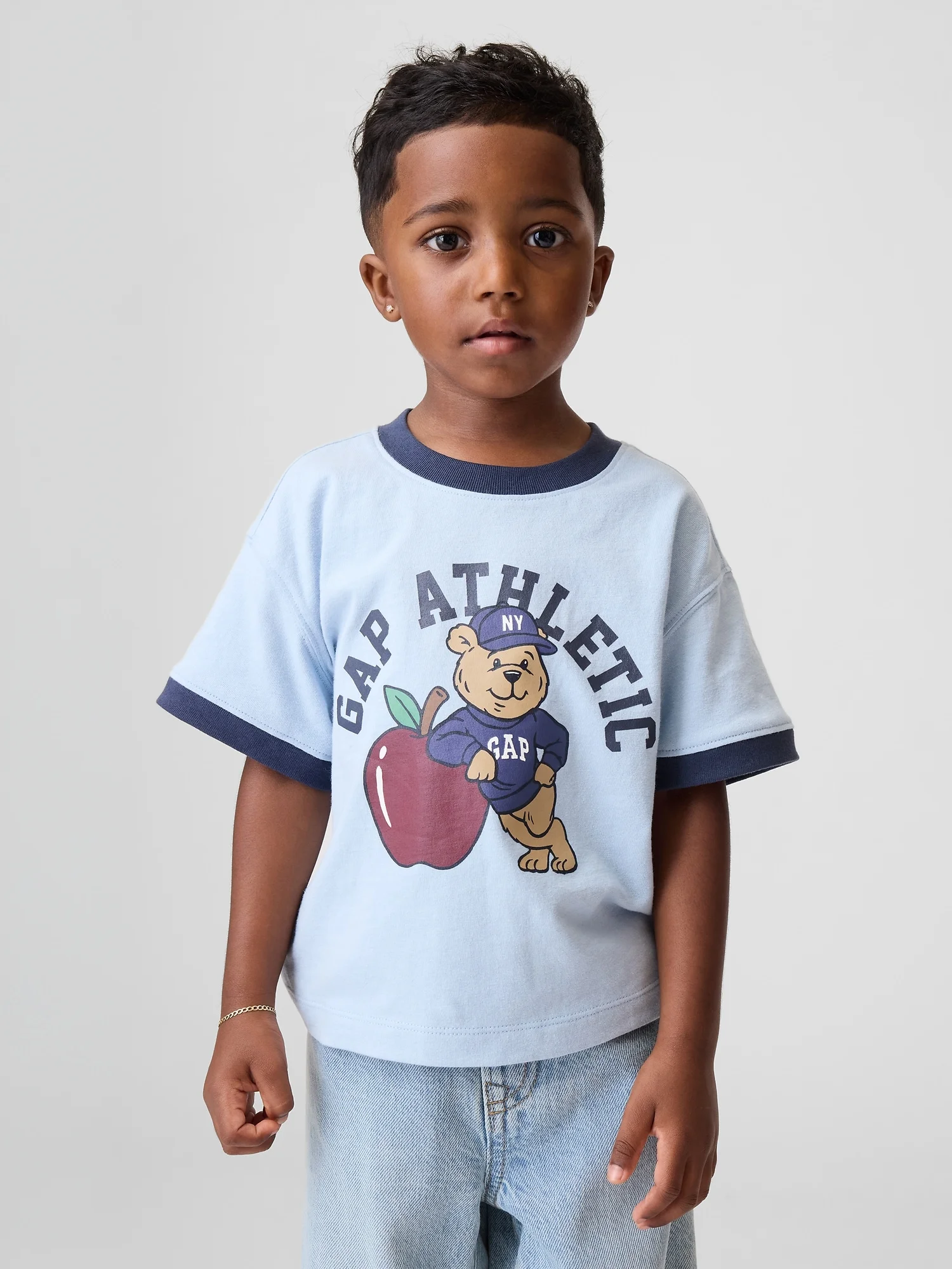GAP Áo Thun Tay Ngắn Em Bé Trai Toddler - Logo