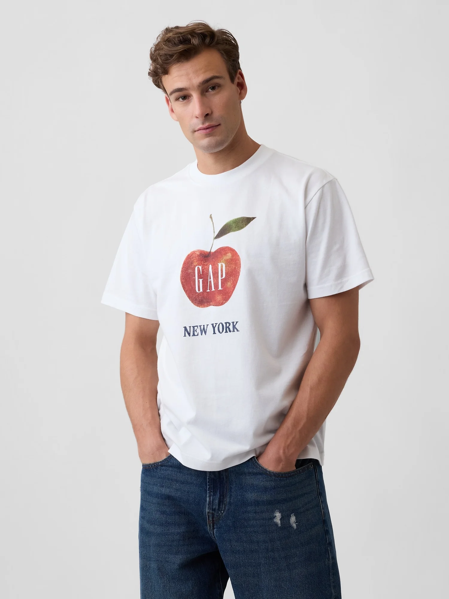 GAP Áo Thun Tay Ngắn Nam - Logo