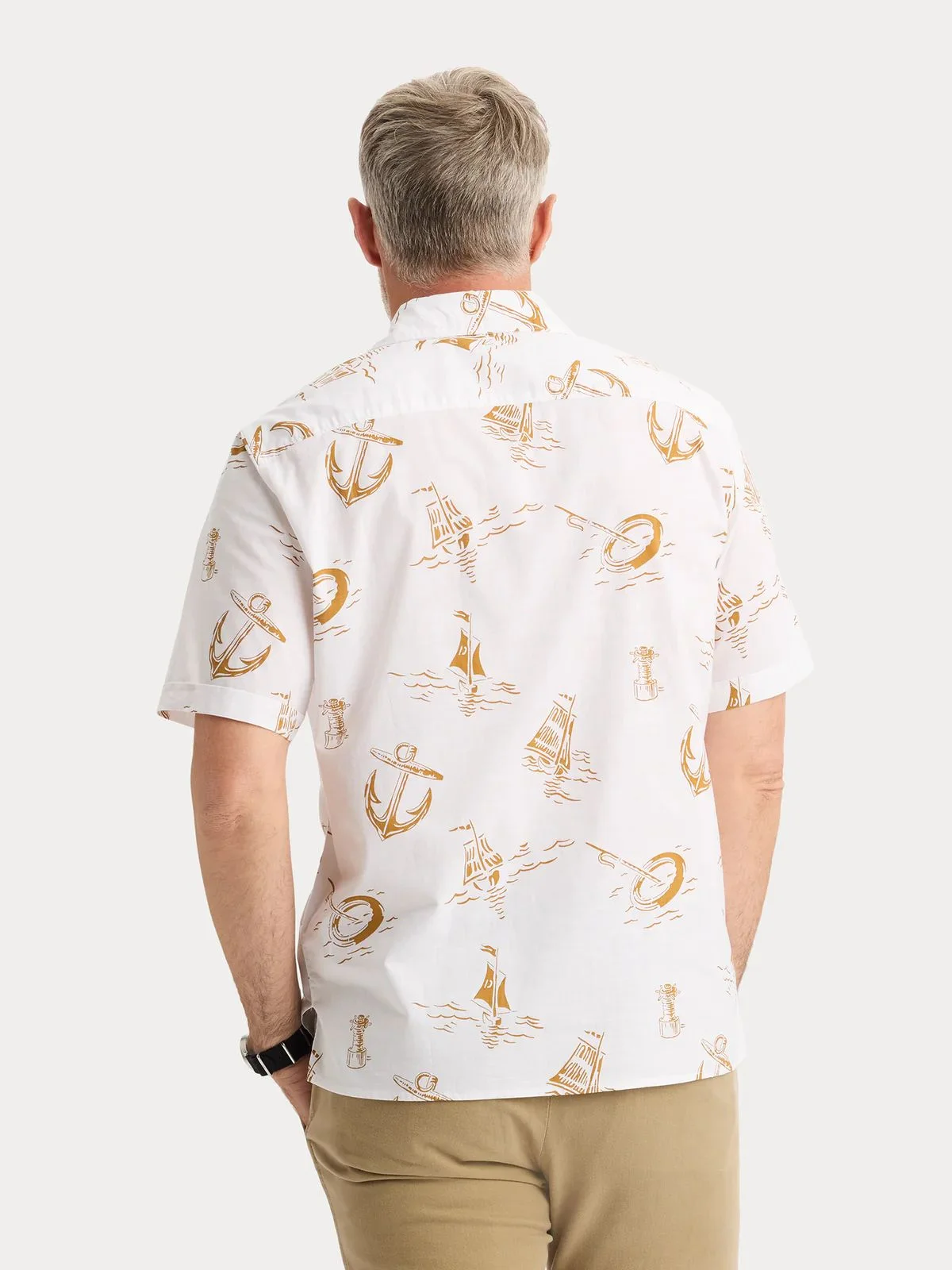 DOCKERS Áo Sơ Mi Nam Tay Ngắn