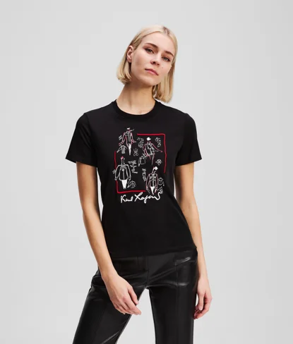 KARL LAGERFELD Áo Thun Nữ