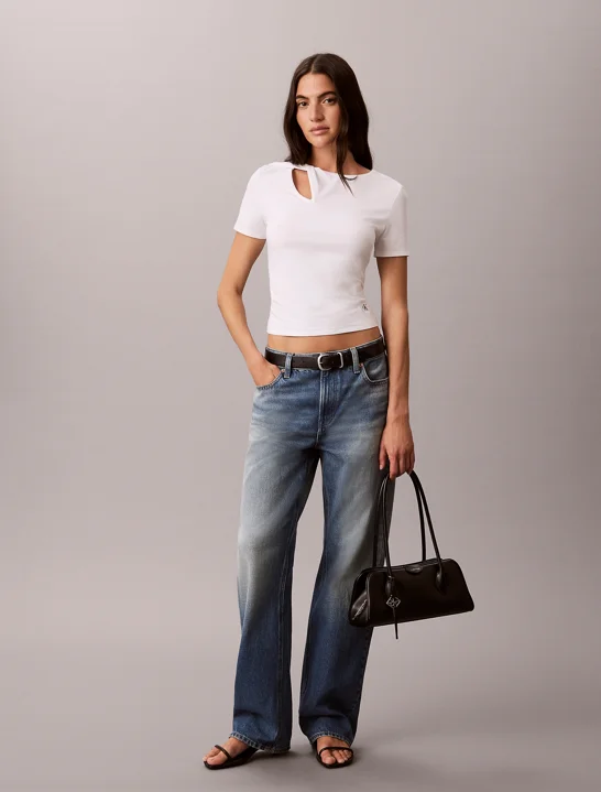 CK JEANS Áo Thun Nữ Slim Fit
