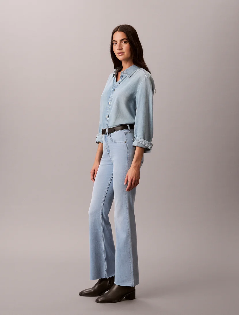 CK JEANS Quần Jeans Nữ Hr Flare Fit
