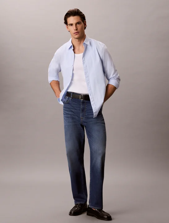 CK JEANS Quần Jeans Nam 90S Taper Fit
