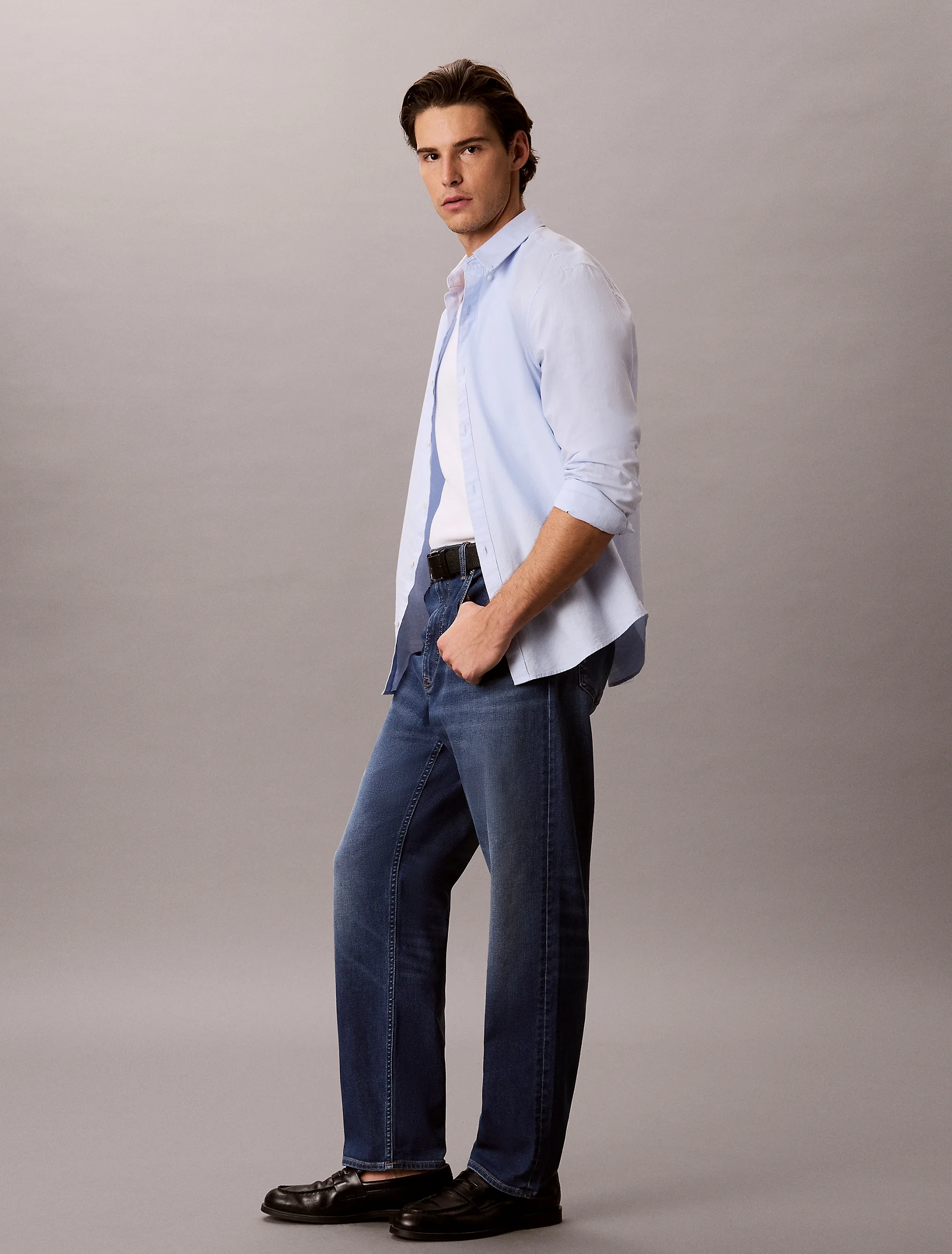 CK JEANS Quần Jeans Nam 90S Taper Fit