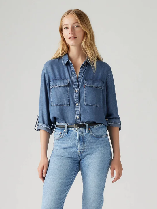 LEVI'S Áo Sơ Mi Nữ Tay Dài - Regular Doreen Utility