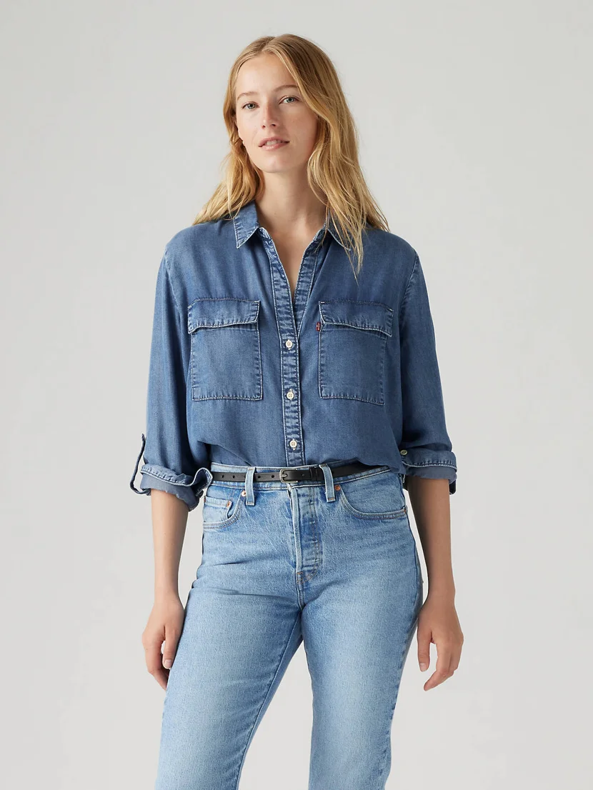 LEVI'S Áo Sơ Mi Nữ Tay Dài - Regular Doreen Utility