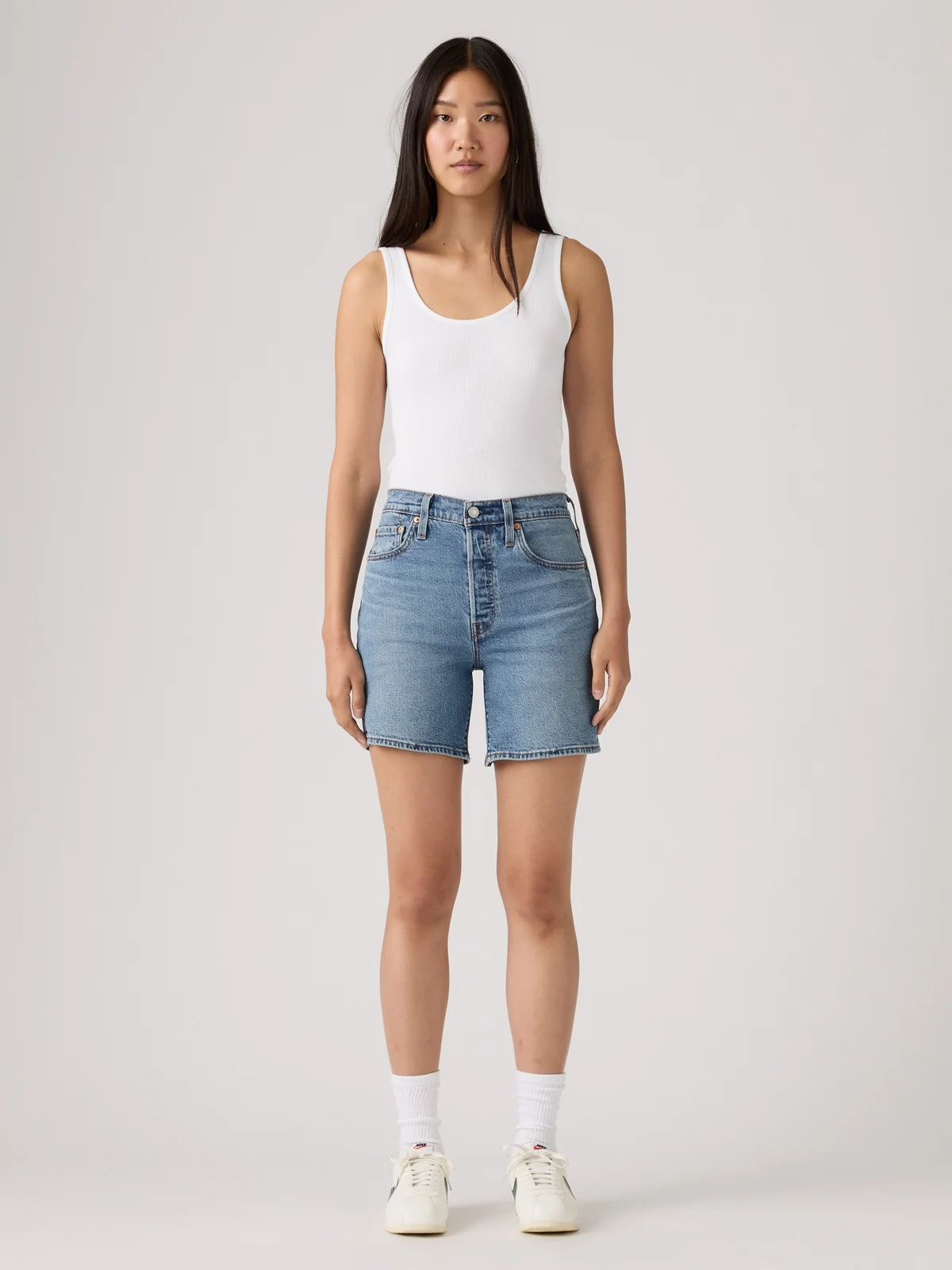 LEVI'S Quần Jeans Nữ Ngắn - Mid Length 501 Mid Thigh