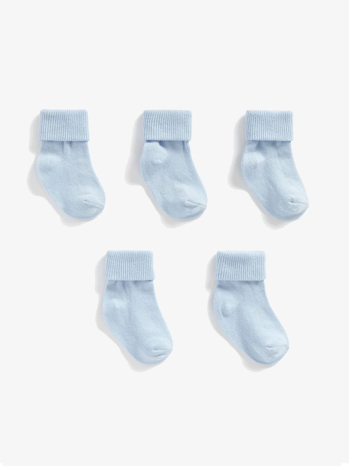 mothercare Set 5 đôi vớ cổ lật màu xanh dương cho bé trai