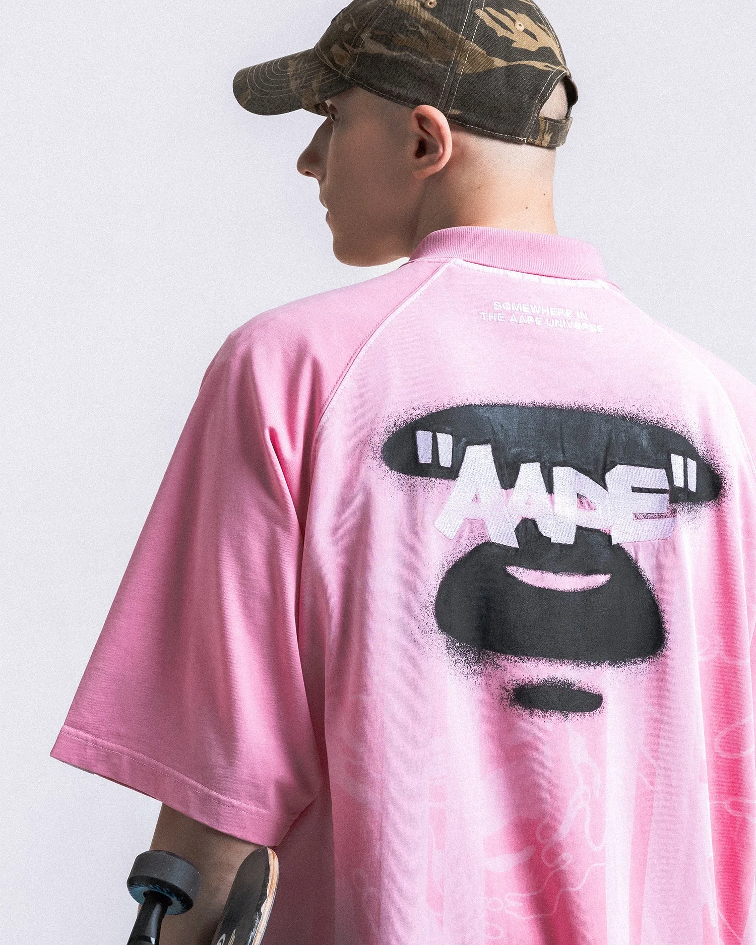 AAPE Nón Lưỡi Trai - AAPEUNVS camo cap