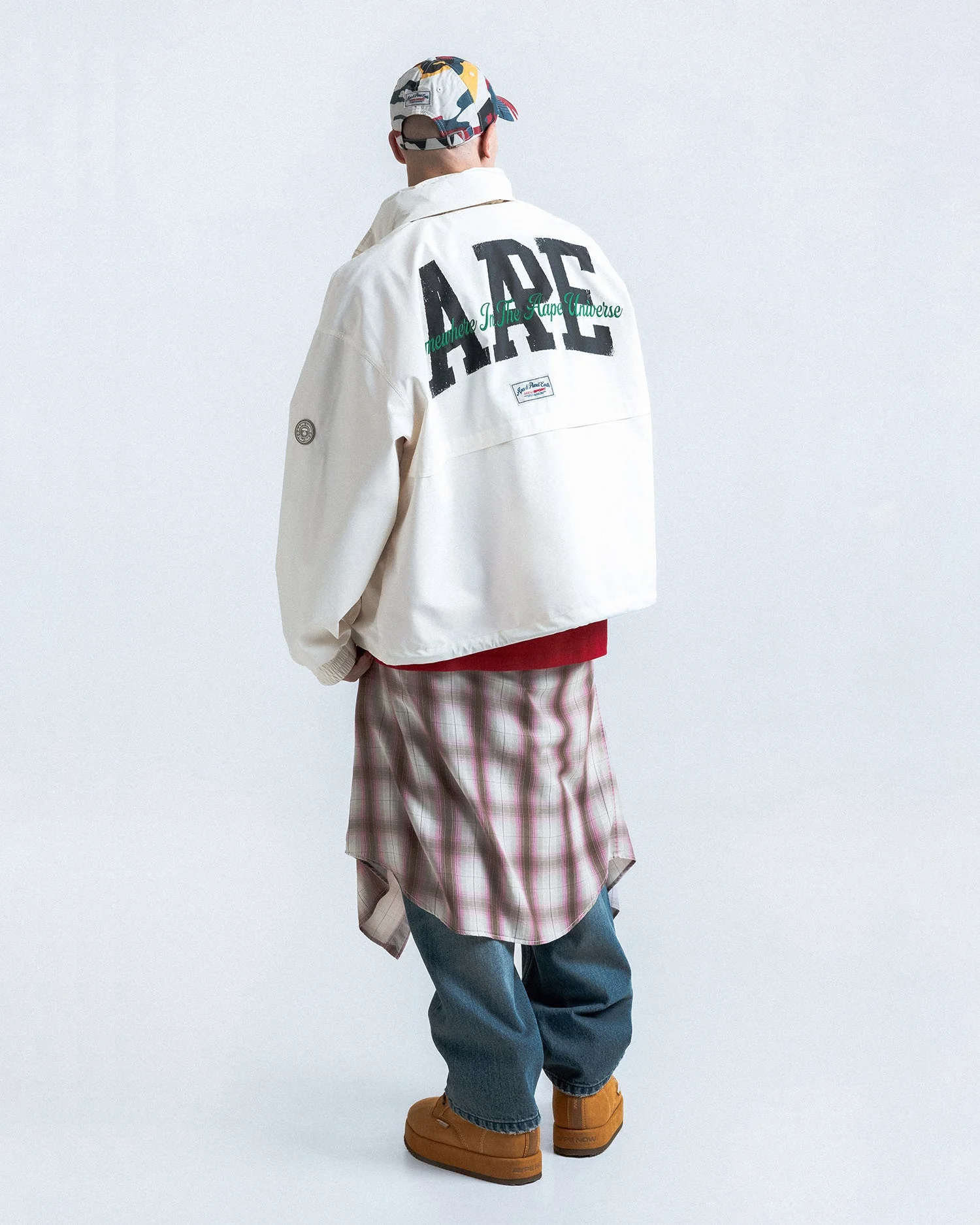 AAPE Nón Lưỡi Trai Nam - Logo camo cap