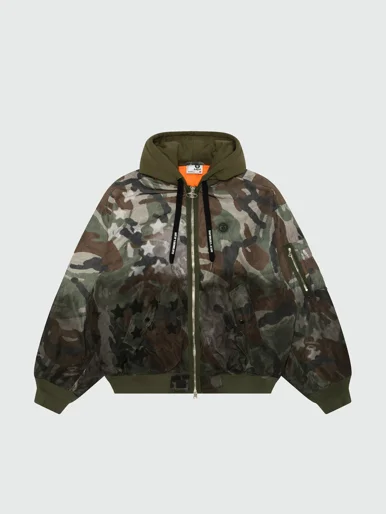 AAPE Áo Khoác Nam - AAPE Hooded bomber jacket