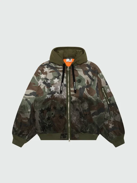 AAPE Áo Khoác Nam - AAPE Hooded bomber jacket