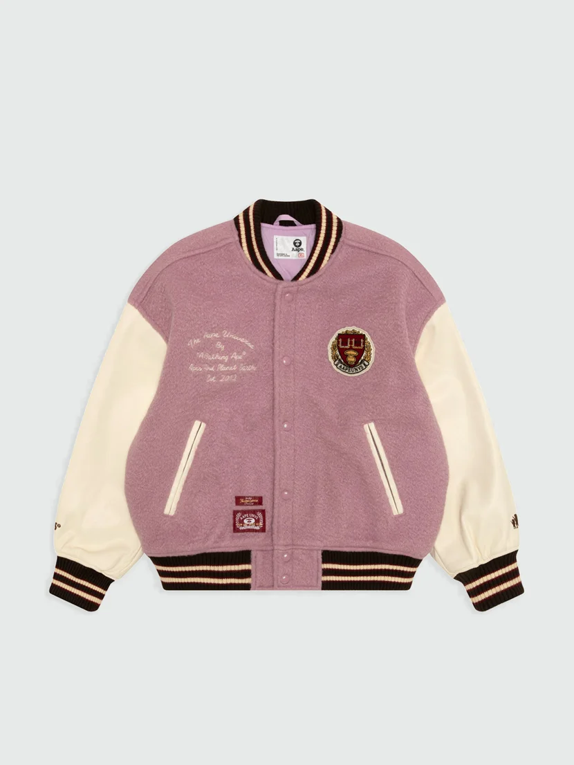 AAPE Áo Khoác Nữ - AAPEUNVS varsity jacket