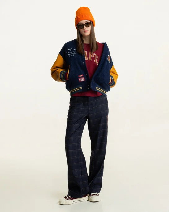 AAPE Áo Khoác Nữ - AAPEUNVS varsity jacket