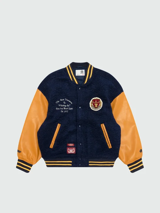 AAPE Áo Khoác Nữ - AAPEUNVS varsity jacket