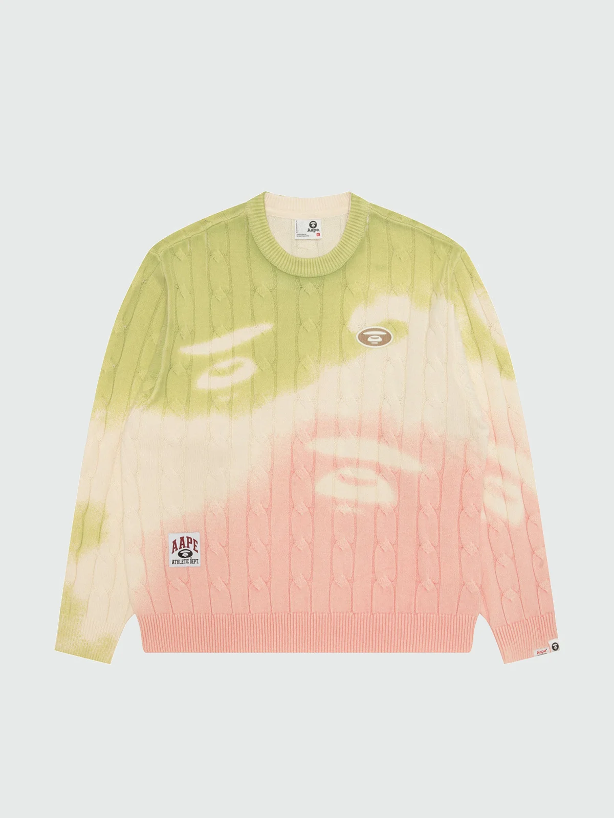 AAPE Áo Len Nam - AAPEUNVS moonface graphic sweater